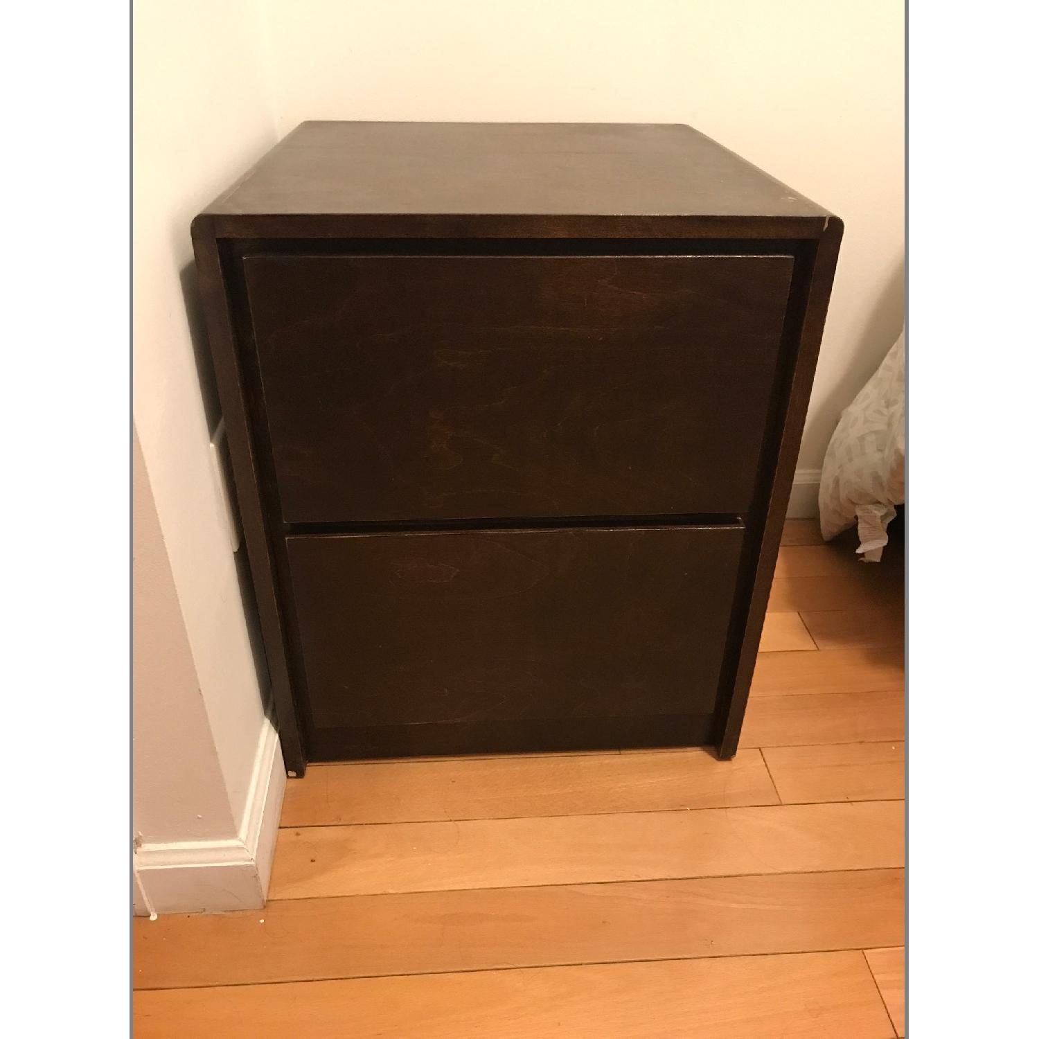 Gothic Cabinet Craft Dark Wood Nightstand - image-3