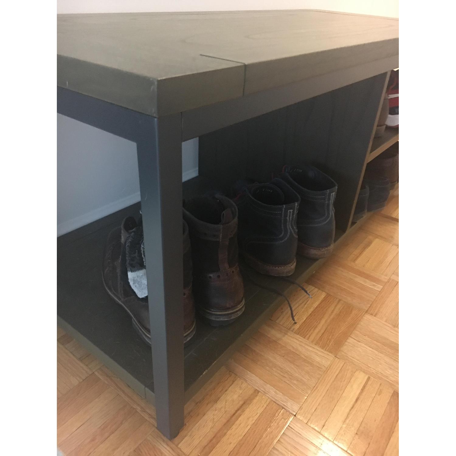 Crate & Barrel Wood Coffee Table - image-1