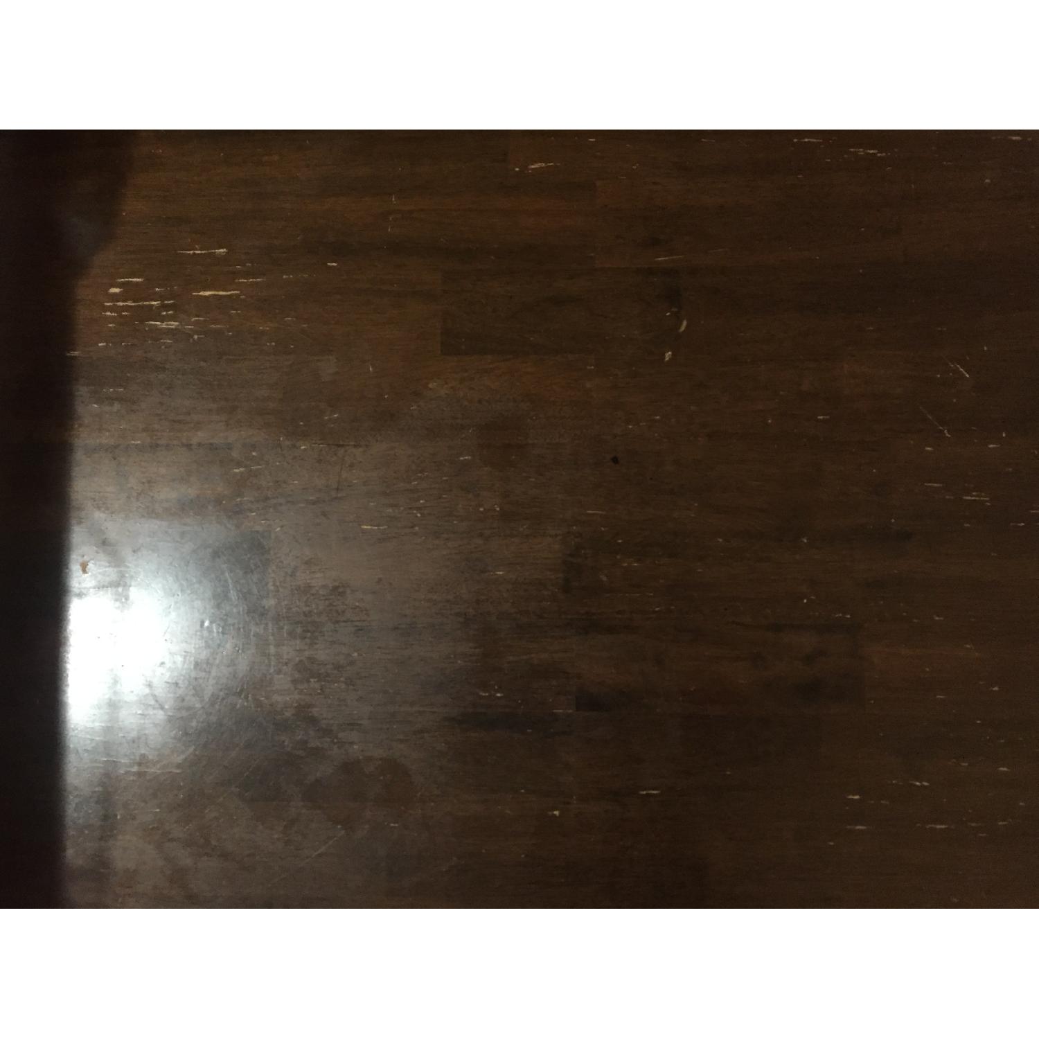 Wood Dining Table w/ 2 Chairs + 1 Bench - image-3
