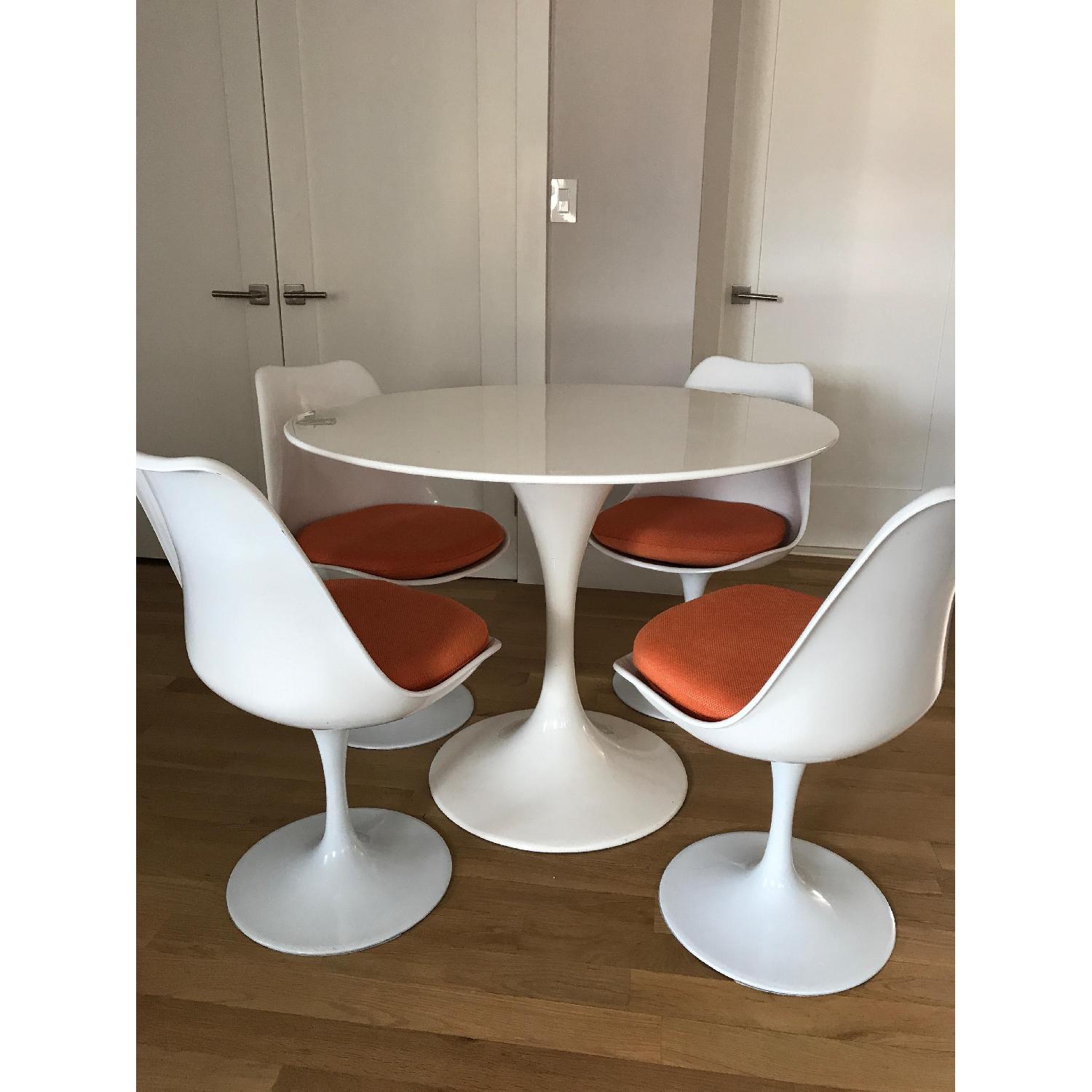 AllModern Angelica Tulip Table w/ 4 Chairs - image-2