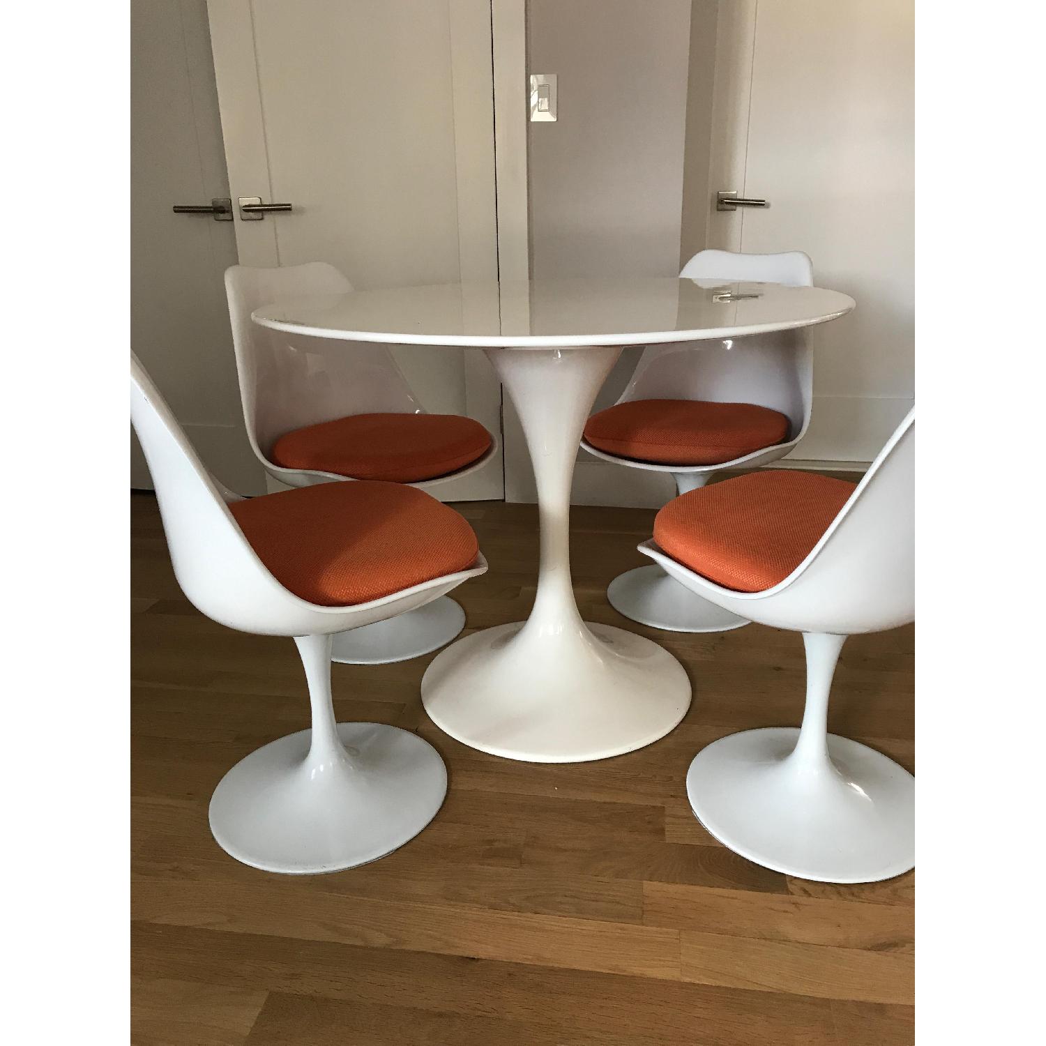 AllModern Angelica Tulip Table w/ 4 Chairs - image-3