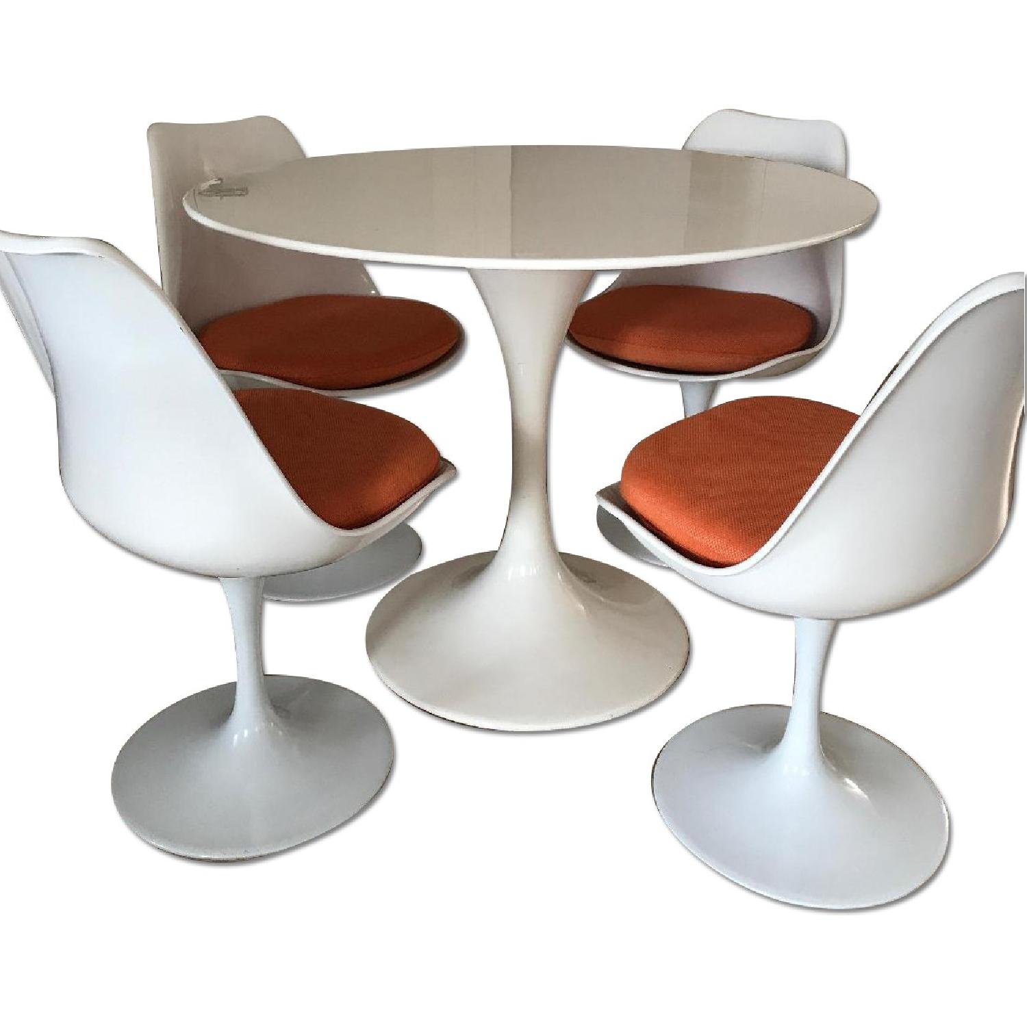 AllModern Angelica Tulip Table w/ 4 Chairs - image-0