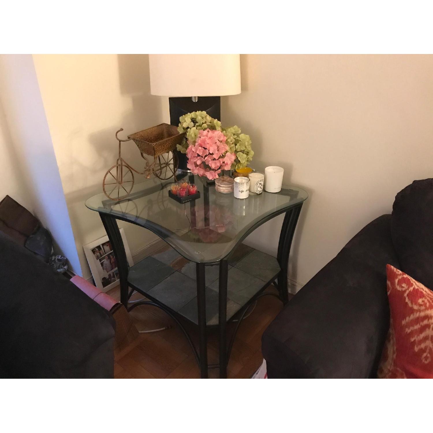 Ashley's Glass Side Table - image-1
