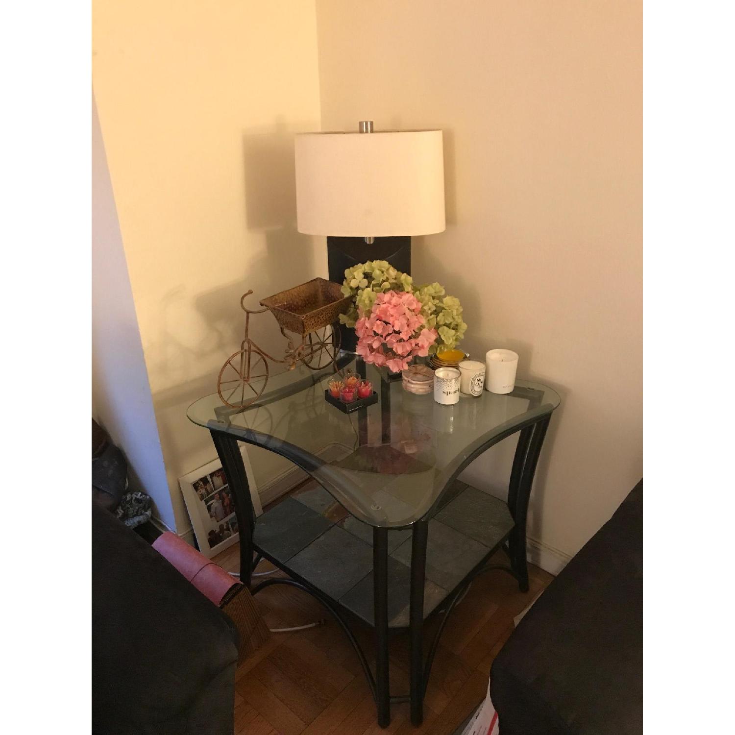 Ashley's Glass Side Table - image-2