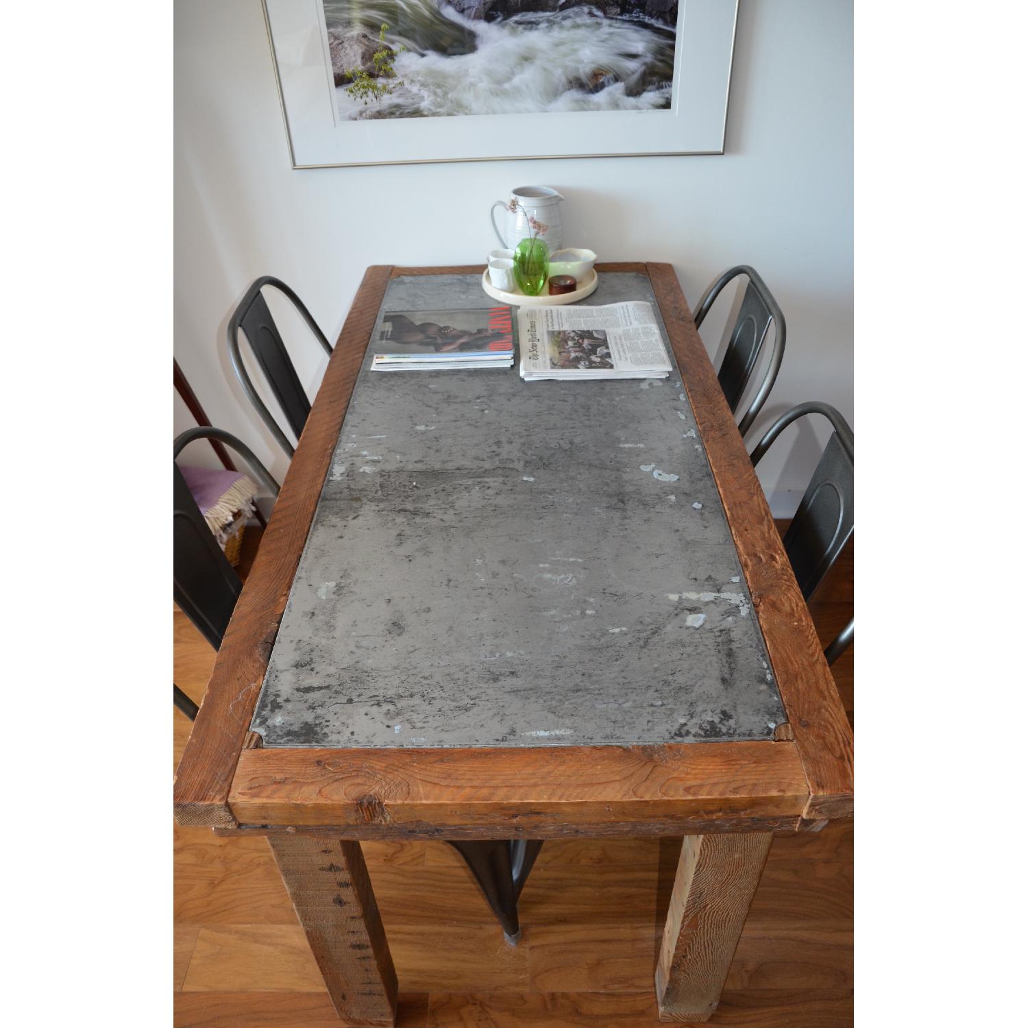 Golden Calf Farmhouse Wooden Table - Thumbnail 2