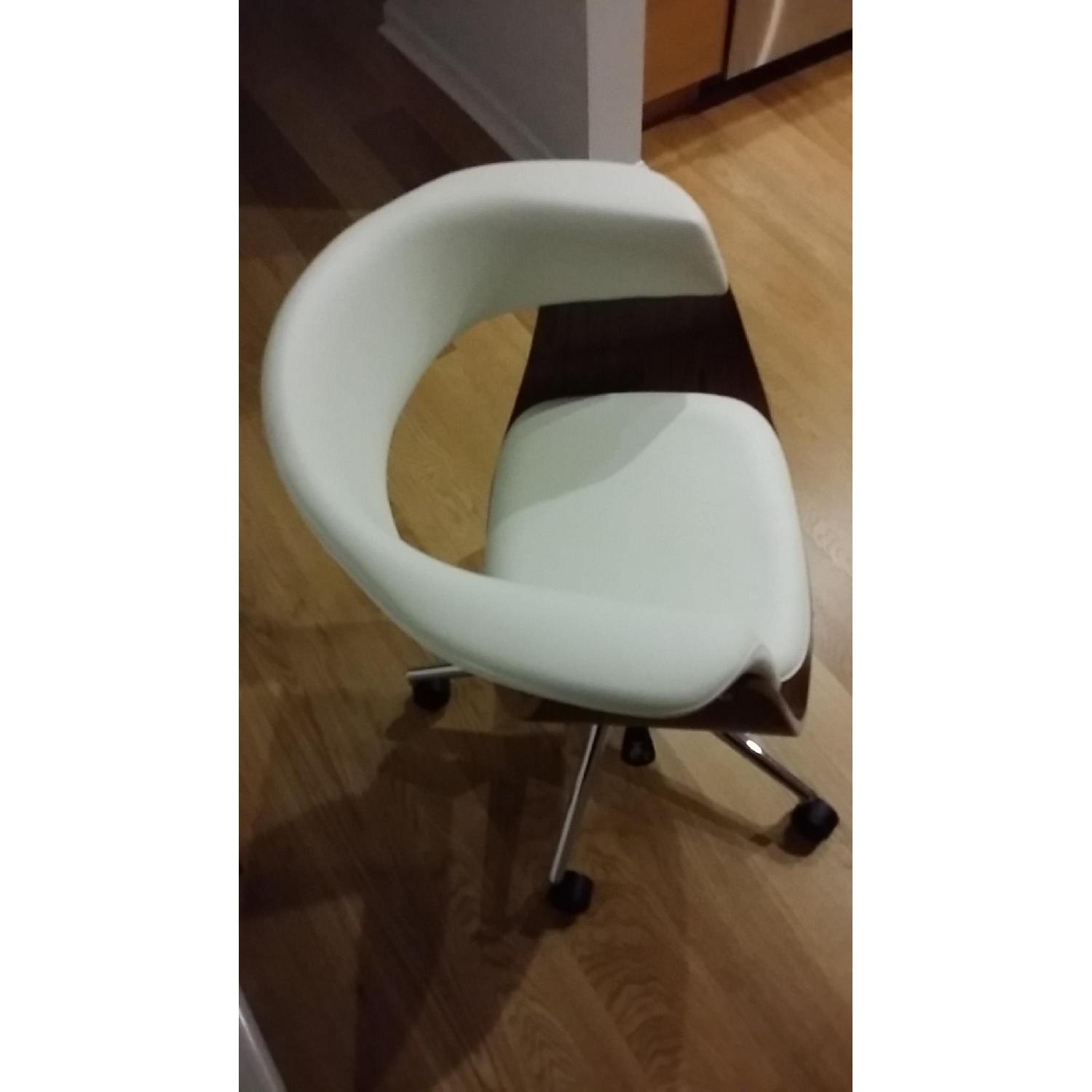 Porthos Home Antique Revival Liam Office Chair in White - image-3