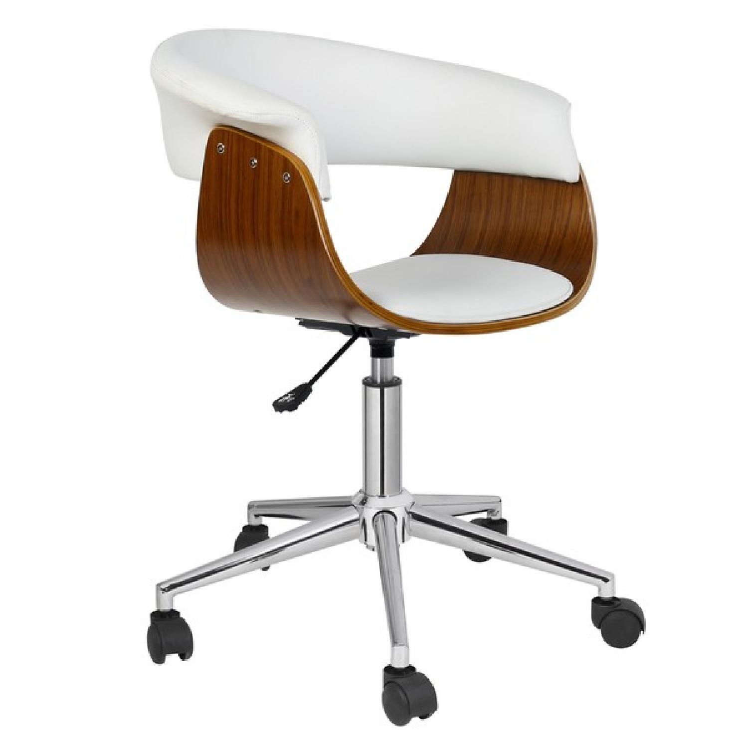 Porthos Home Antique Revival Liam Office Chair in White - image-0