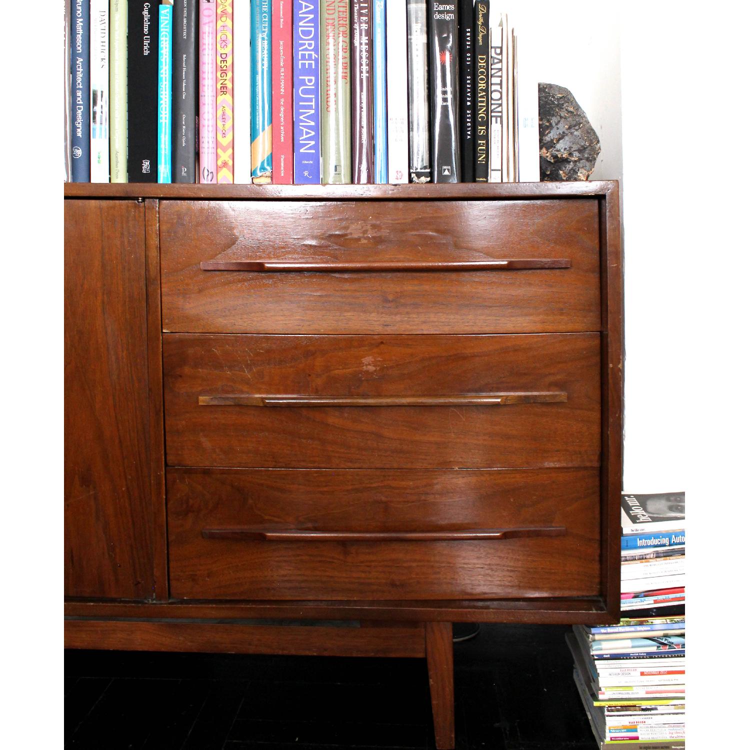 Antique Walnut Sideboard/Credenza - image-2