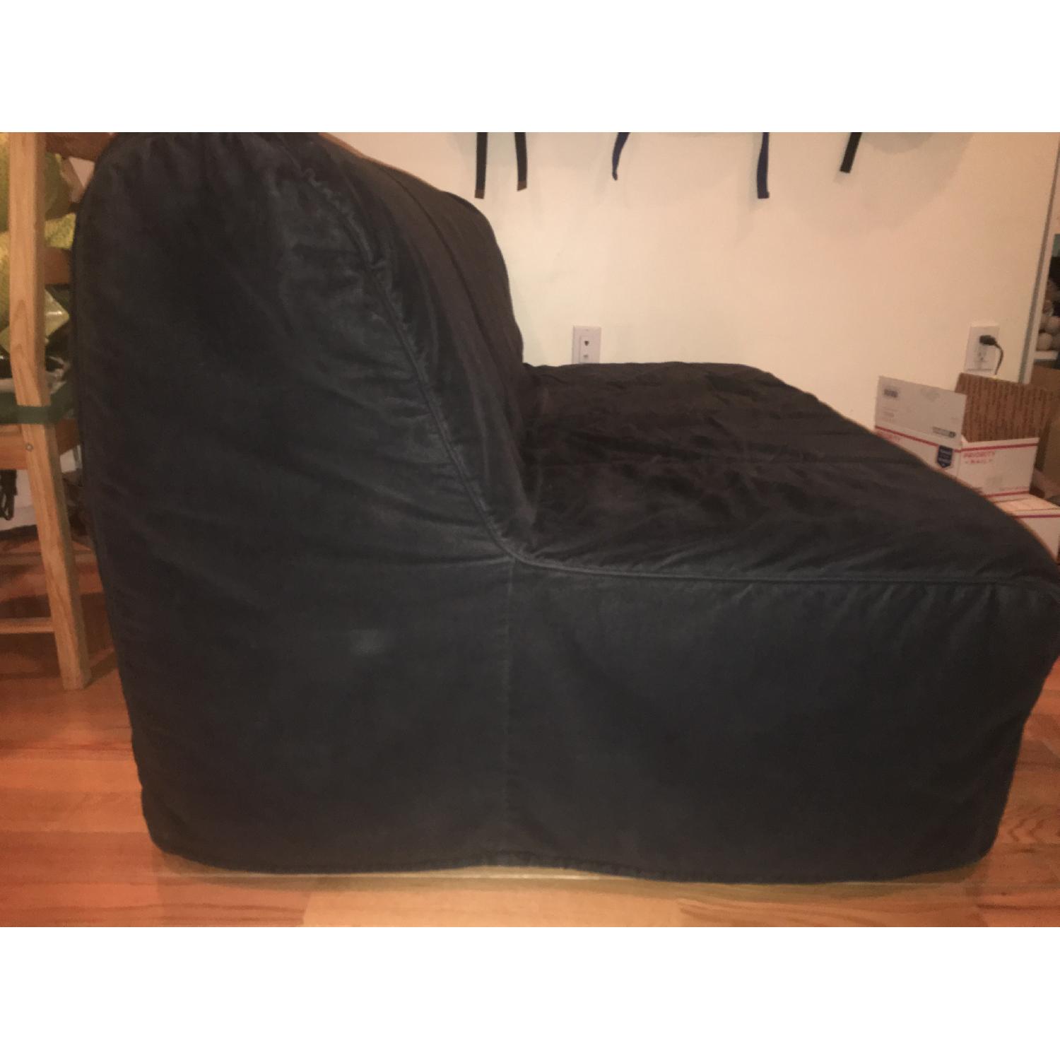 Ikea Lycksele-Lovas Sleeper Sofa w/ Black Cover - image-1
