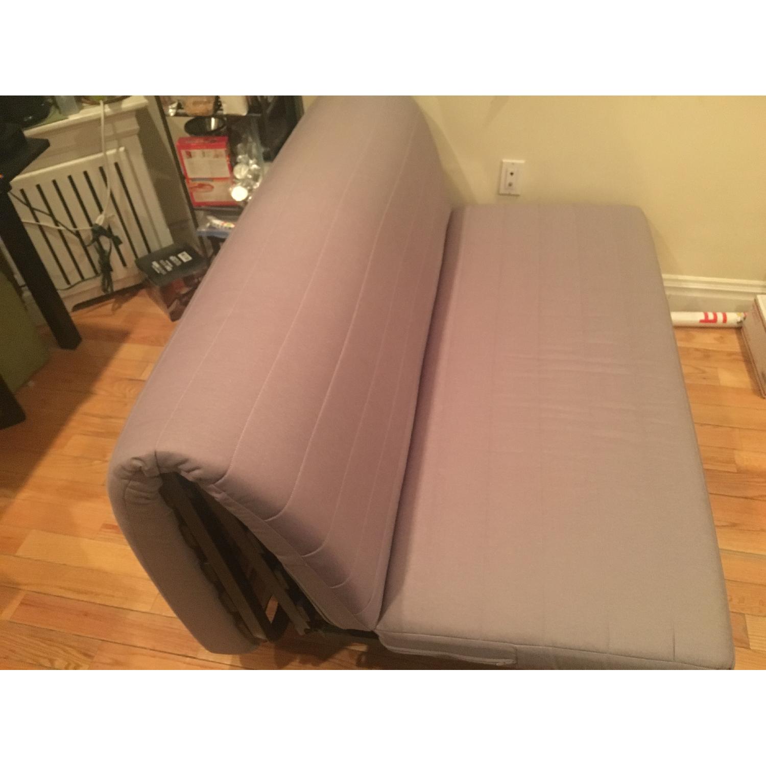 Ikea Lycksele-Lovas Sleeper Sofa w/ Black Cover - image-3