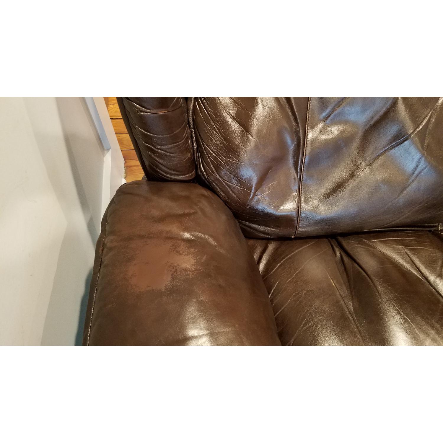 Raymour & Flanigan Leather Recliner - image-3