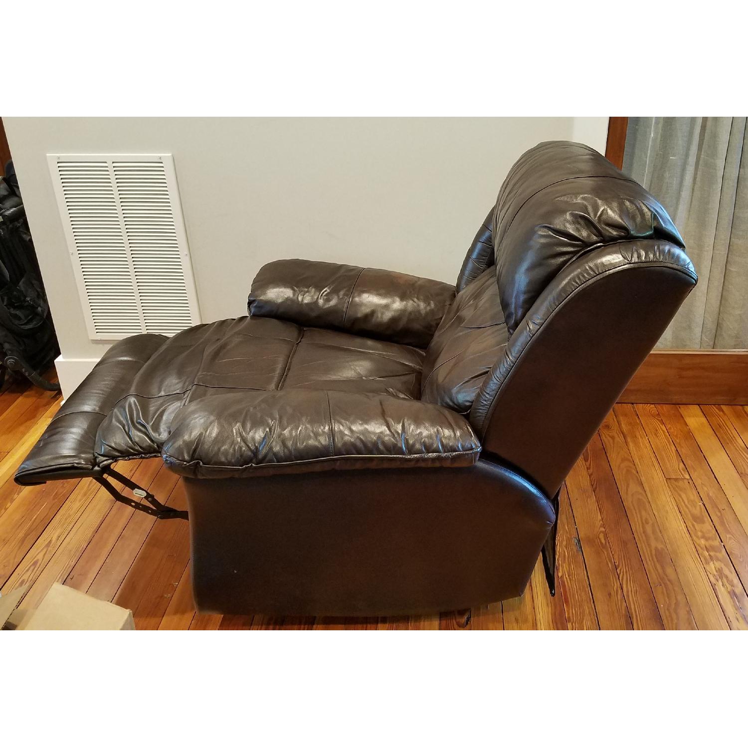 Raymour & Flanigan Leather Recliner - image-5