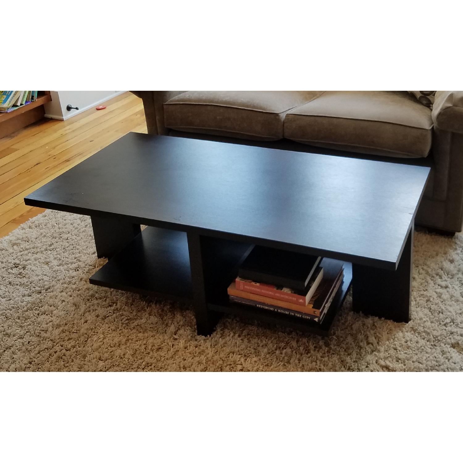 Furniture of America Classic Wood Coffee Table - image-1