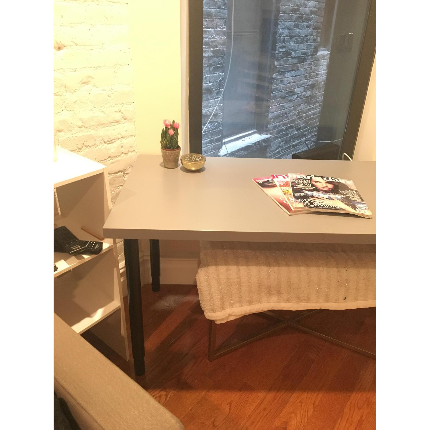 Ikea Grey Table - image-1