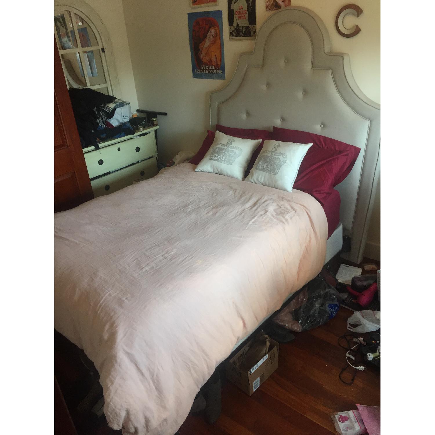 Pottery Barn York Tufted Headboard - image-3
