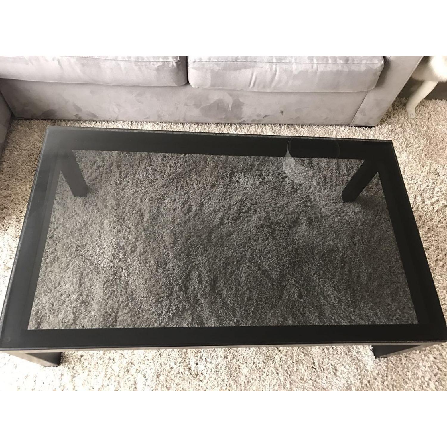 Crate & Barrel Parsons Coffee Table - image-3
