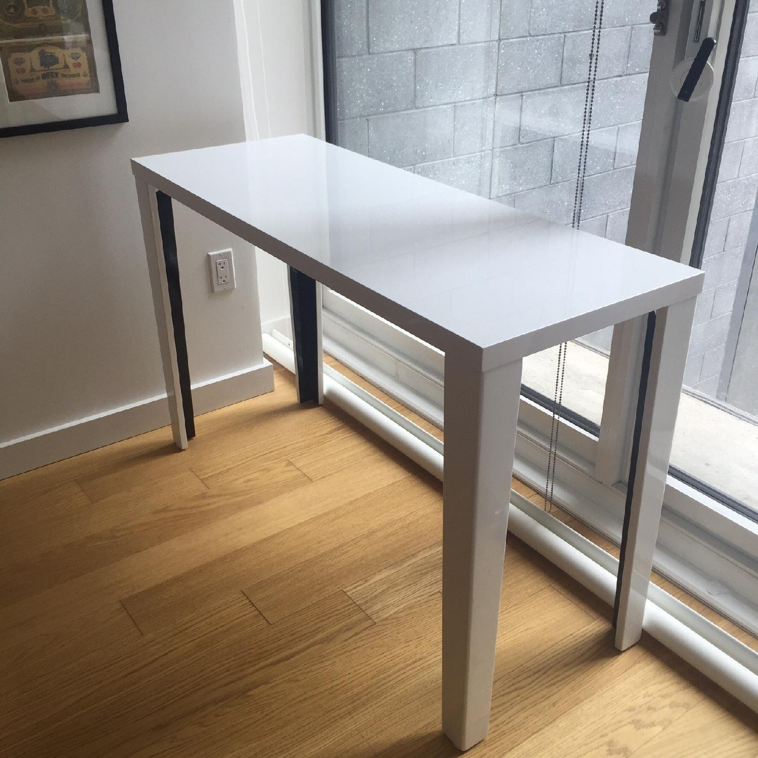AllModern White Lacquer Console/Side Table - image-4