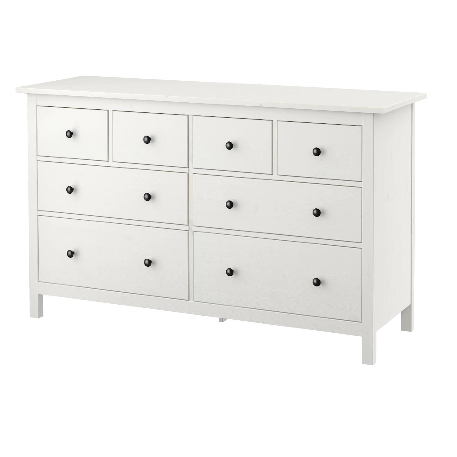 Ikea Hemnes 8 Drawer Dresser In White Stain Aptdeco