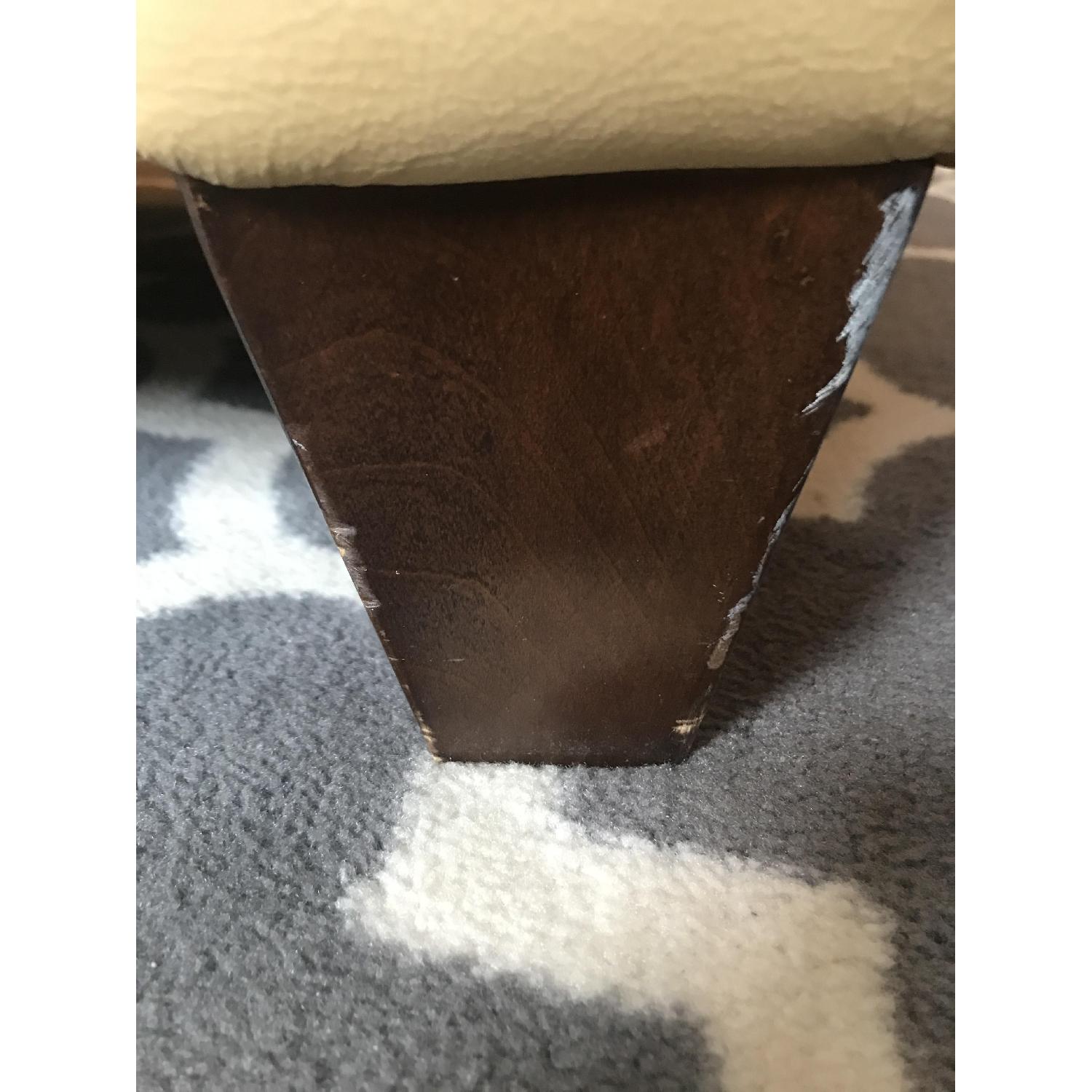 Macy's Almafi Yellow Leather Recliner - image-5