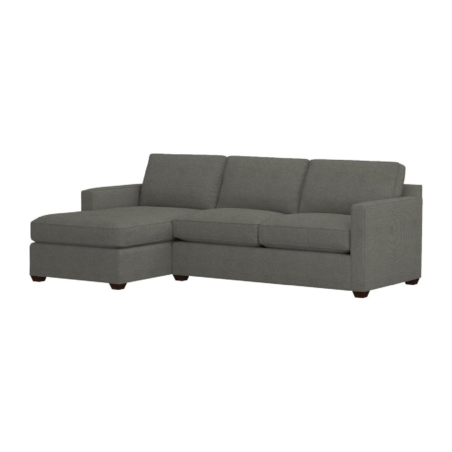 Crate & Barrel Davis 2-Piece Left Arm Chaise Sectional Sofa - image-0