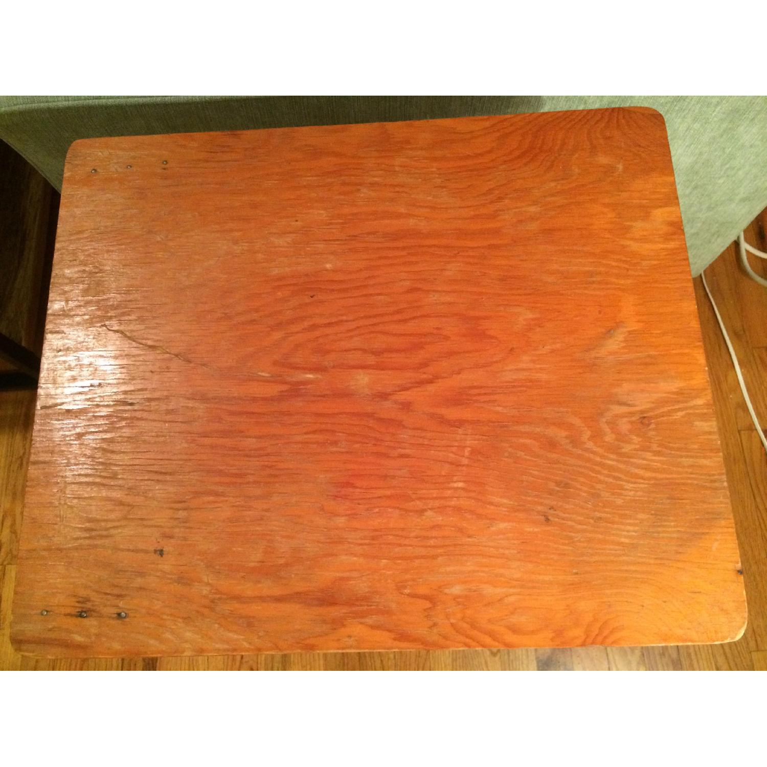 Adjustable Height Folding Side Table - image-4