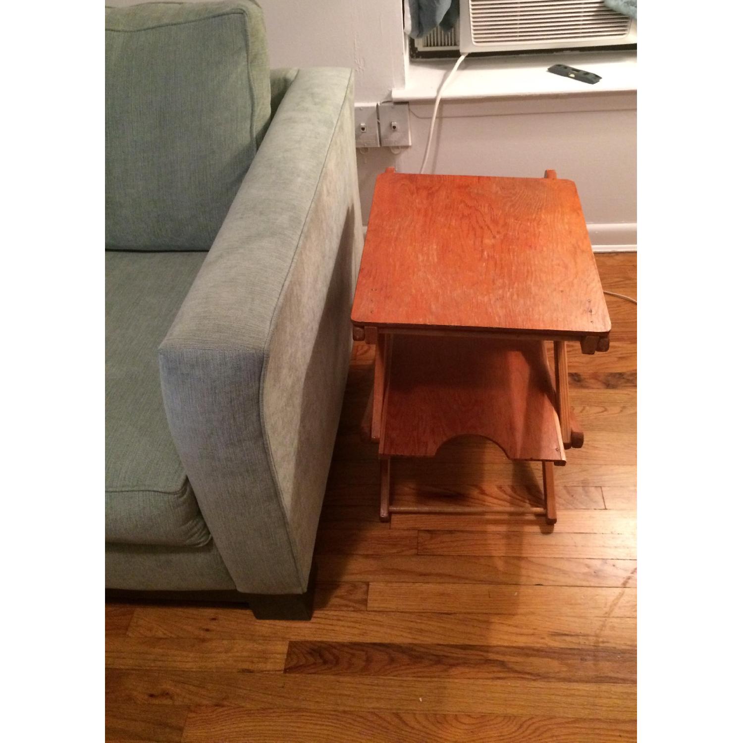 Adjustable Height Folding Side Table - image-7