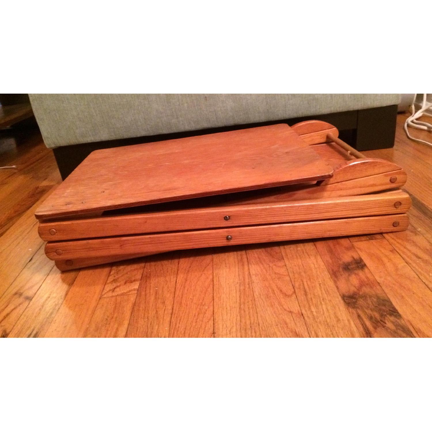 Adjustable Height Folding Side Table - image-8