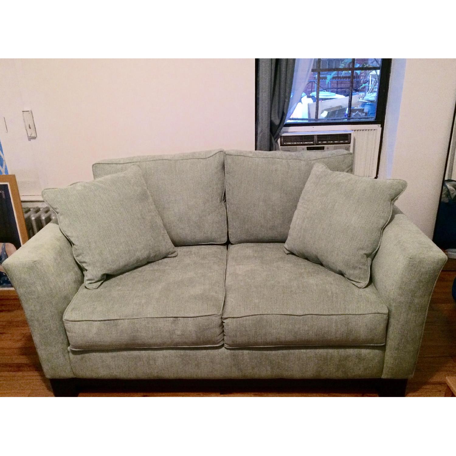 Macy's Kenton Two-Seater Sofa in Sage - image-1