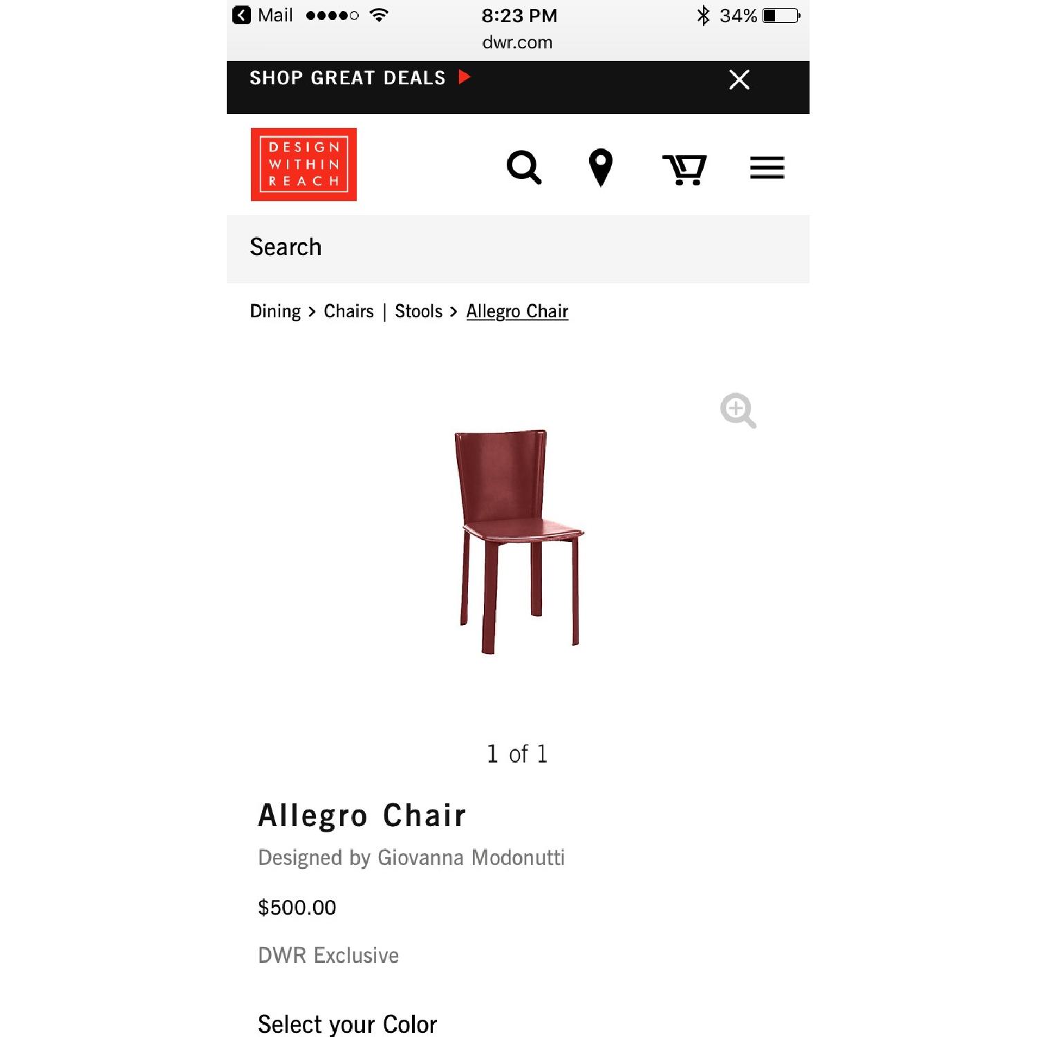 Calligaris Enterprise Table w/ 5 Design Within Reach Chairs - image-7