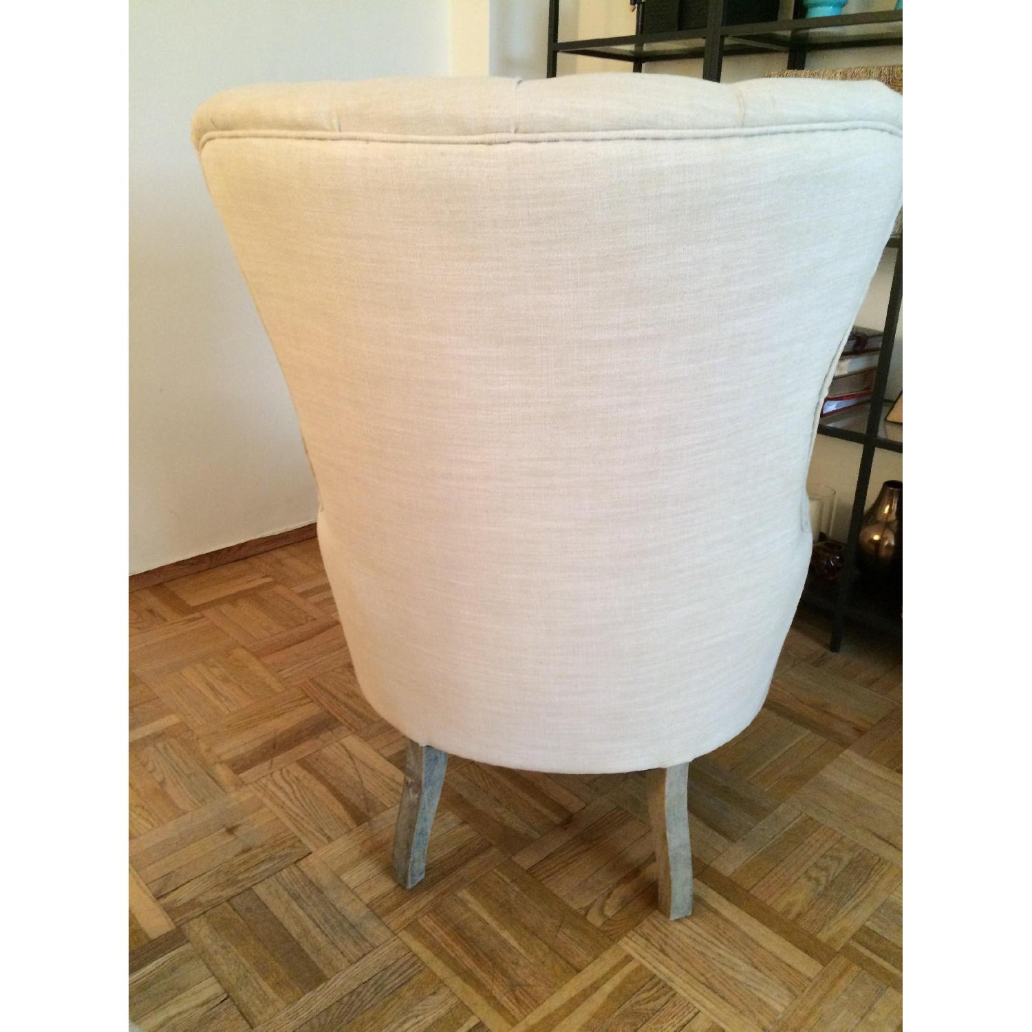 Aidan Gray Tufted Wingback Chair - image-5