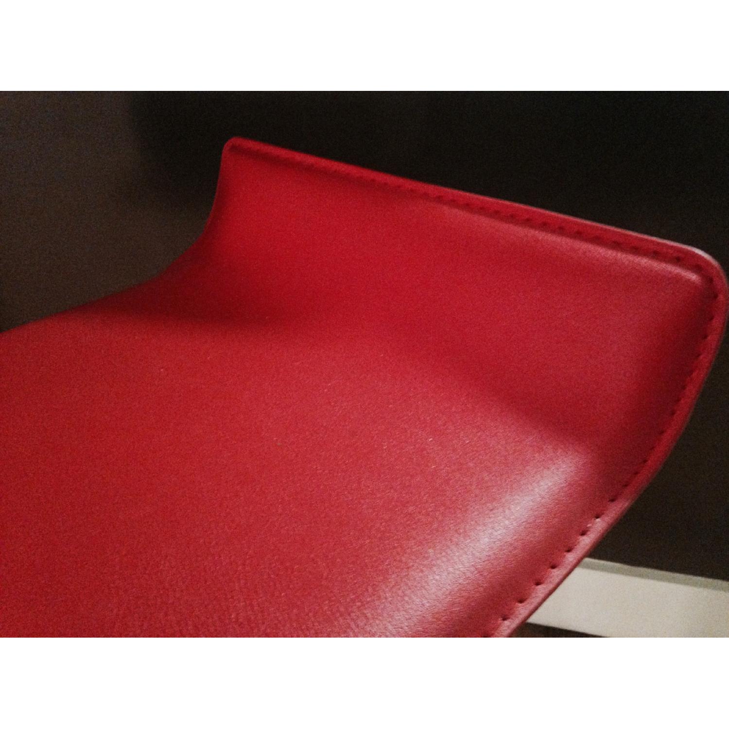 Red Adjustable Height Bar Stool - image-4