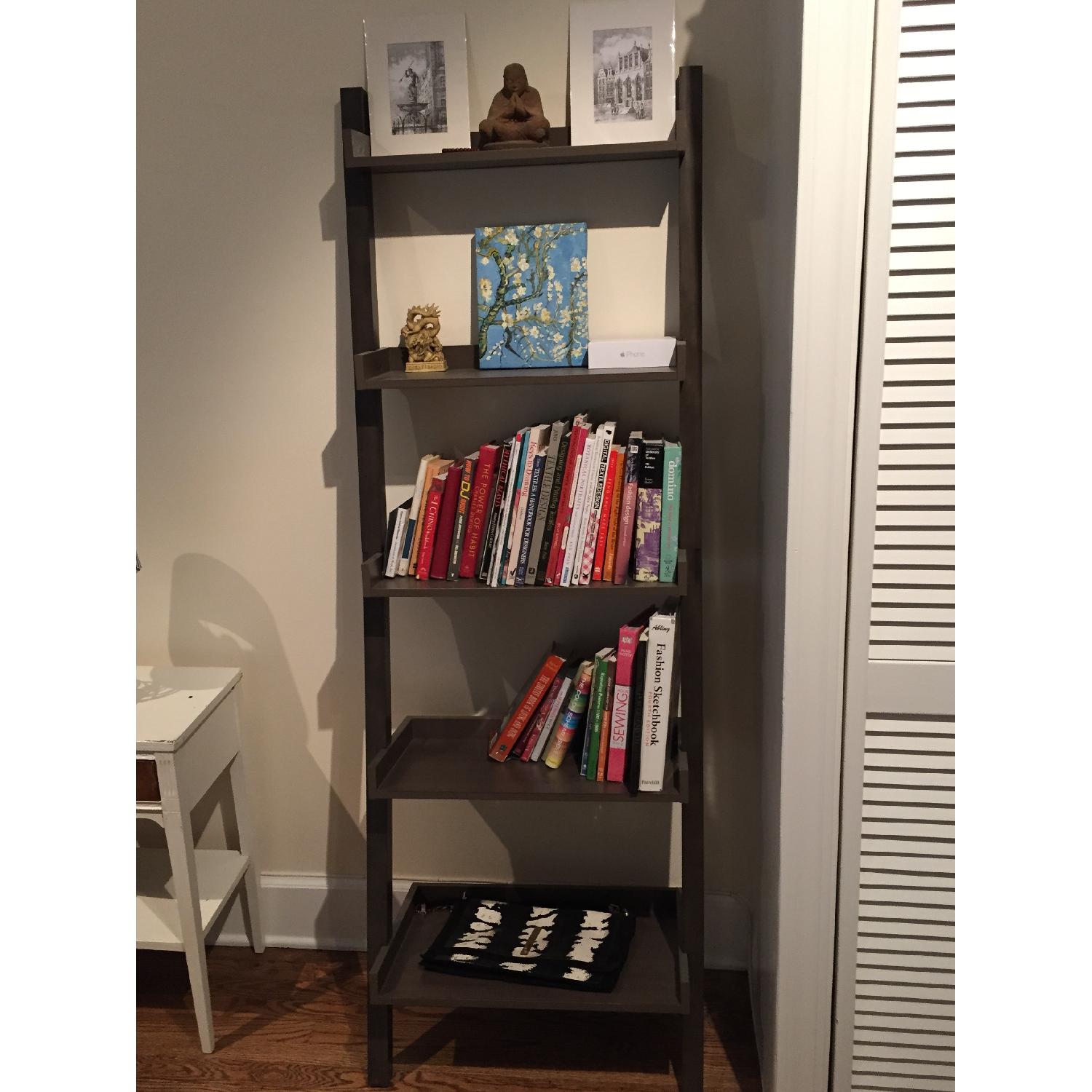Container Store Java Linea Leaning Bookcase - image-1