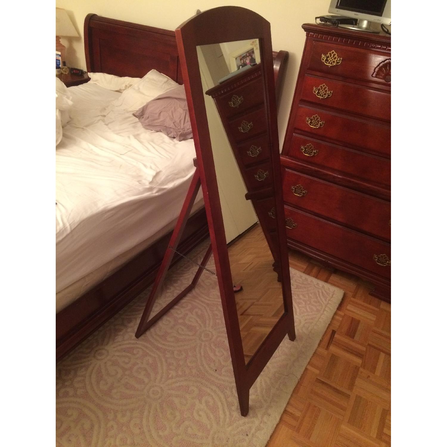 Cherrywood Vanity with Mirror & Separate Cherrywood Standalone Mirror - image-4