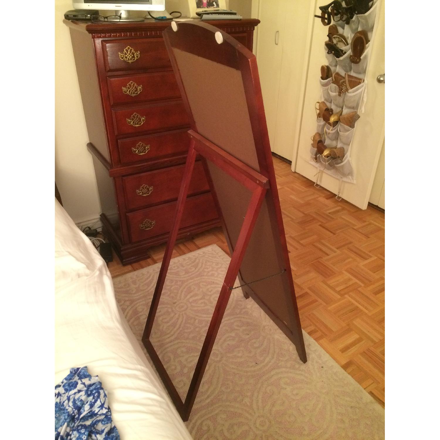 Cherrywood Vanity with Mirror & Separate Cherrywood Standalone Mirror - image-5