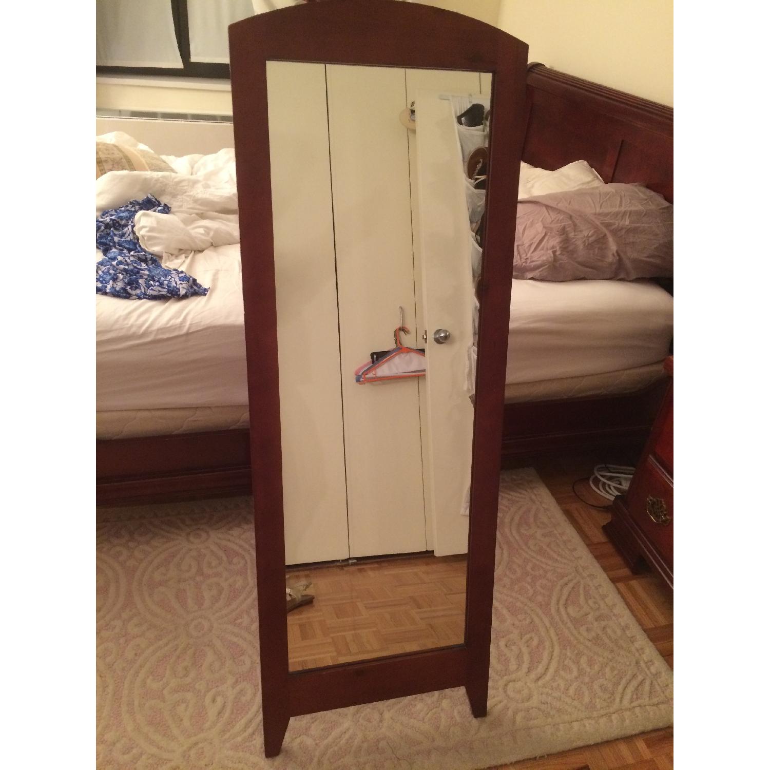 Cherrywood Vanity with Mirror & Separate Cherrywood Standalone Mirror - image-6