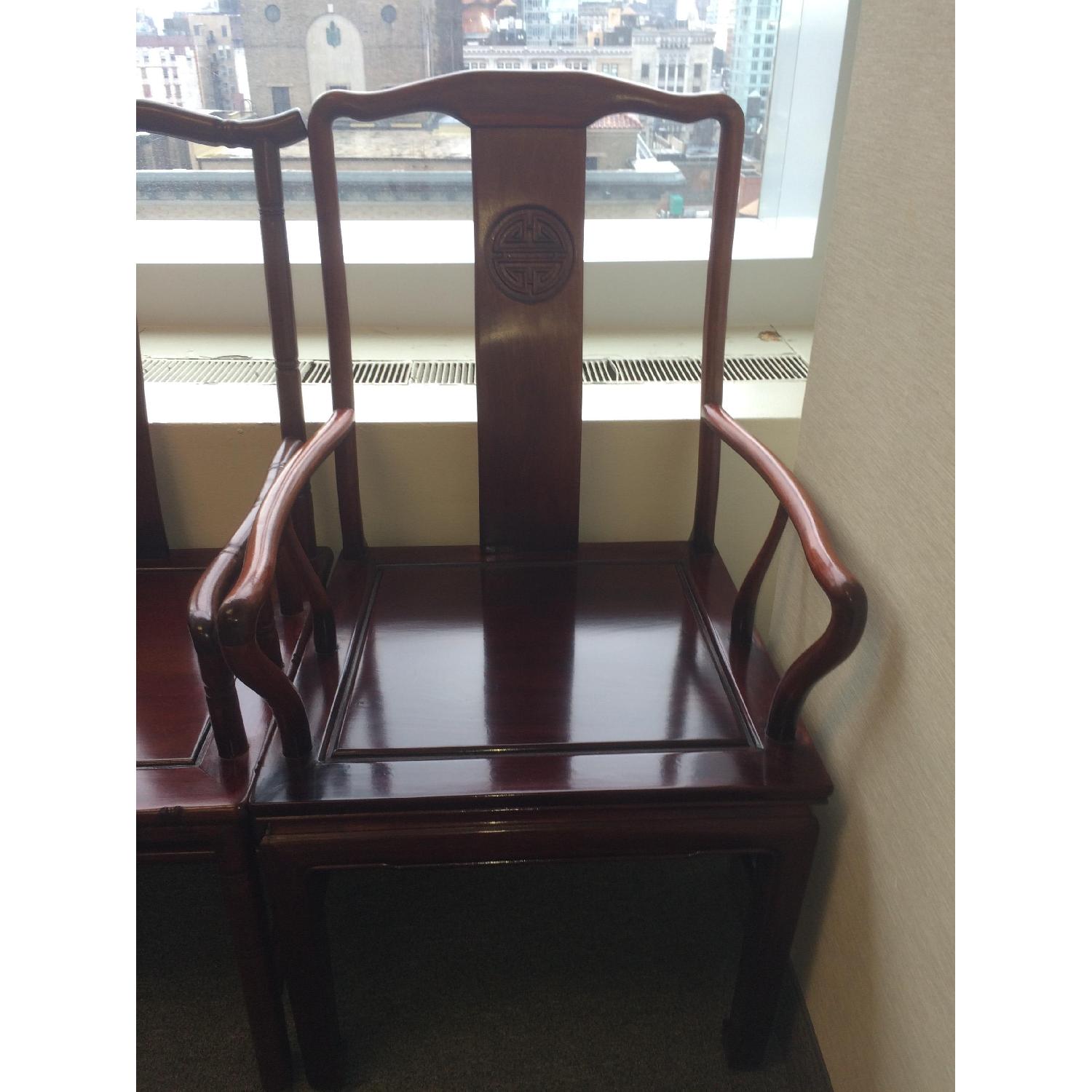 Cherry Wood Dining Chairs - Set of 4 - image-2