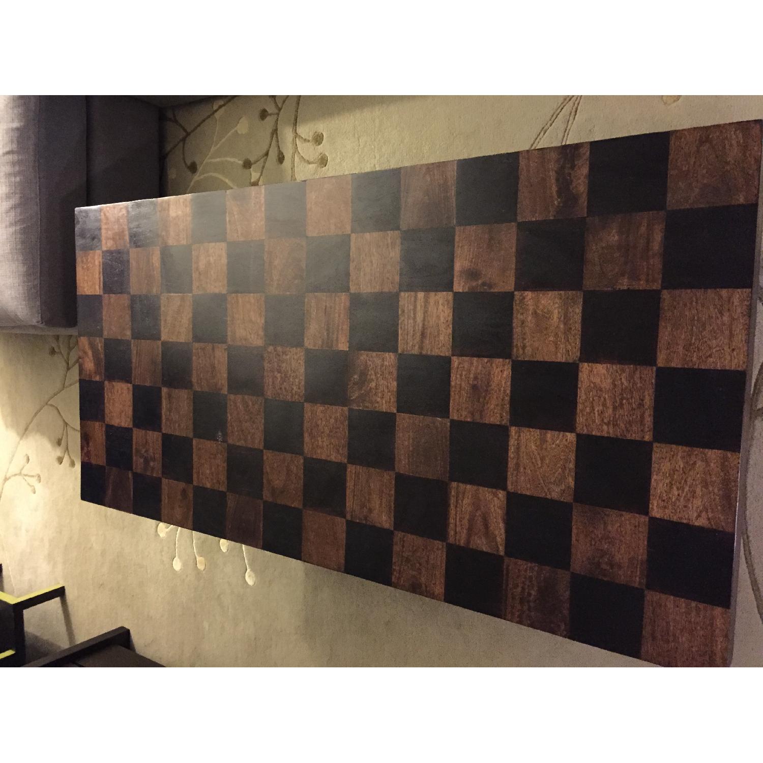 Crate & Barrel Checkerboard Coffee Table - image-3
