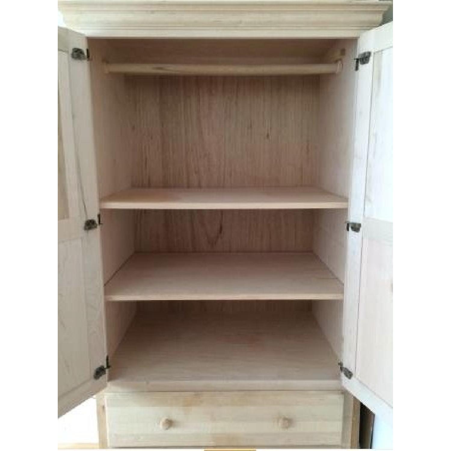 The Wood Shed Unfinished Wood Armoire/Wardrobe AptDeco