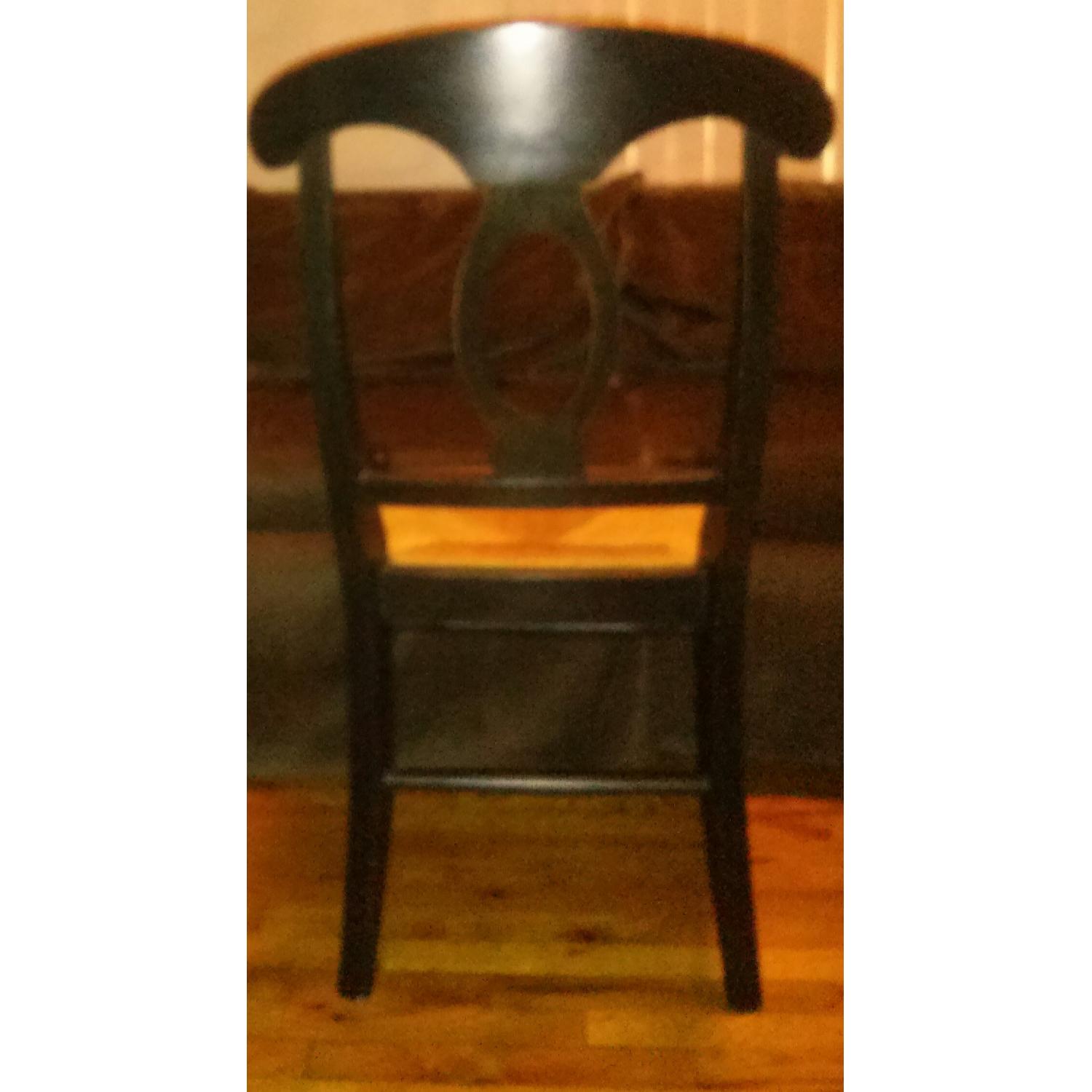 Wood & Wicker Dining Chairs - Set of 4 - image-4
