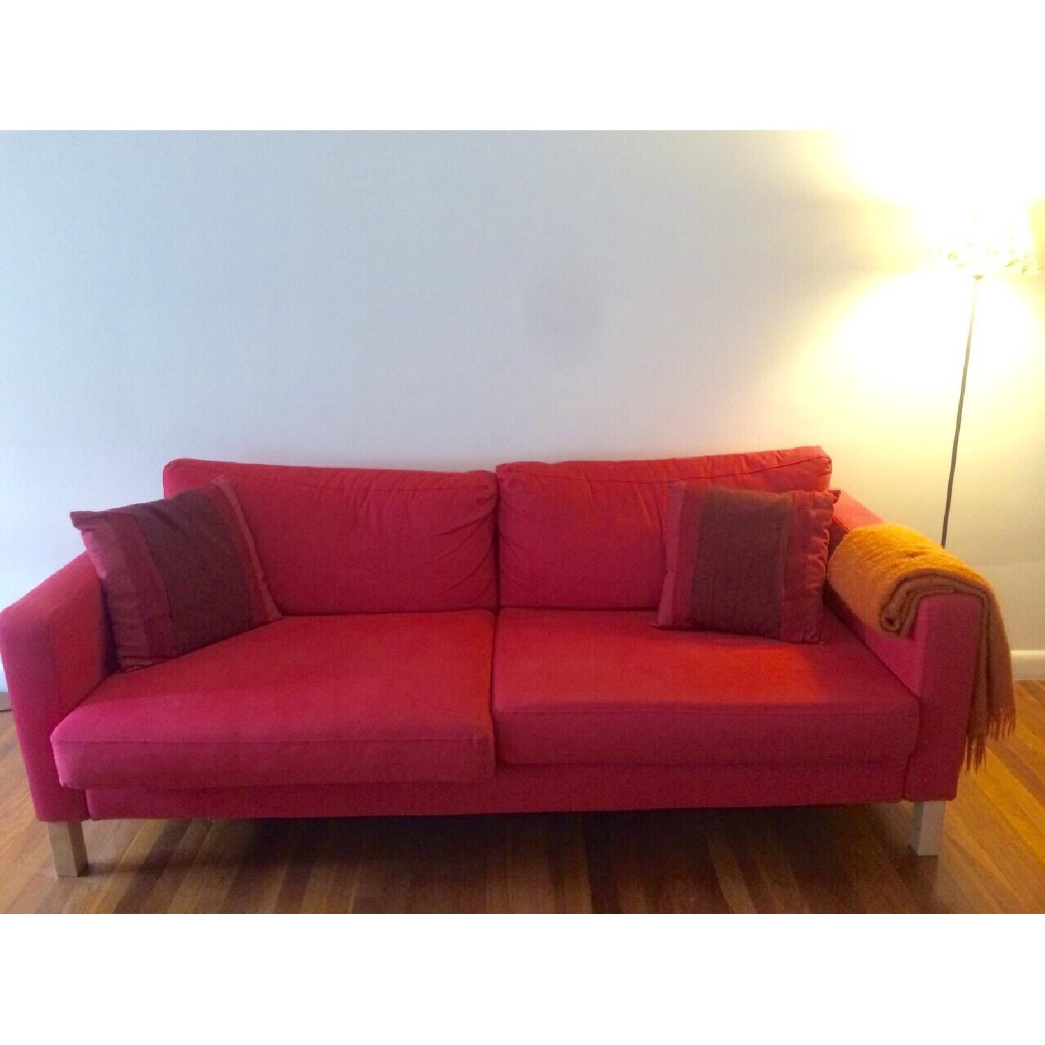 Ikea Karlstad Loveseat AptDeco