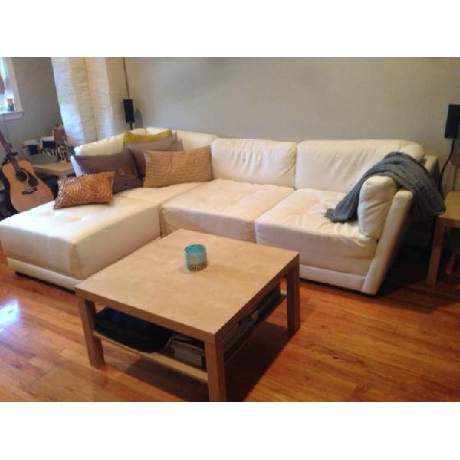 Coaster Fine White Modular Sectional Sofa - image-1