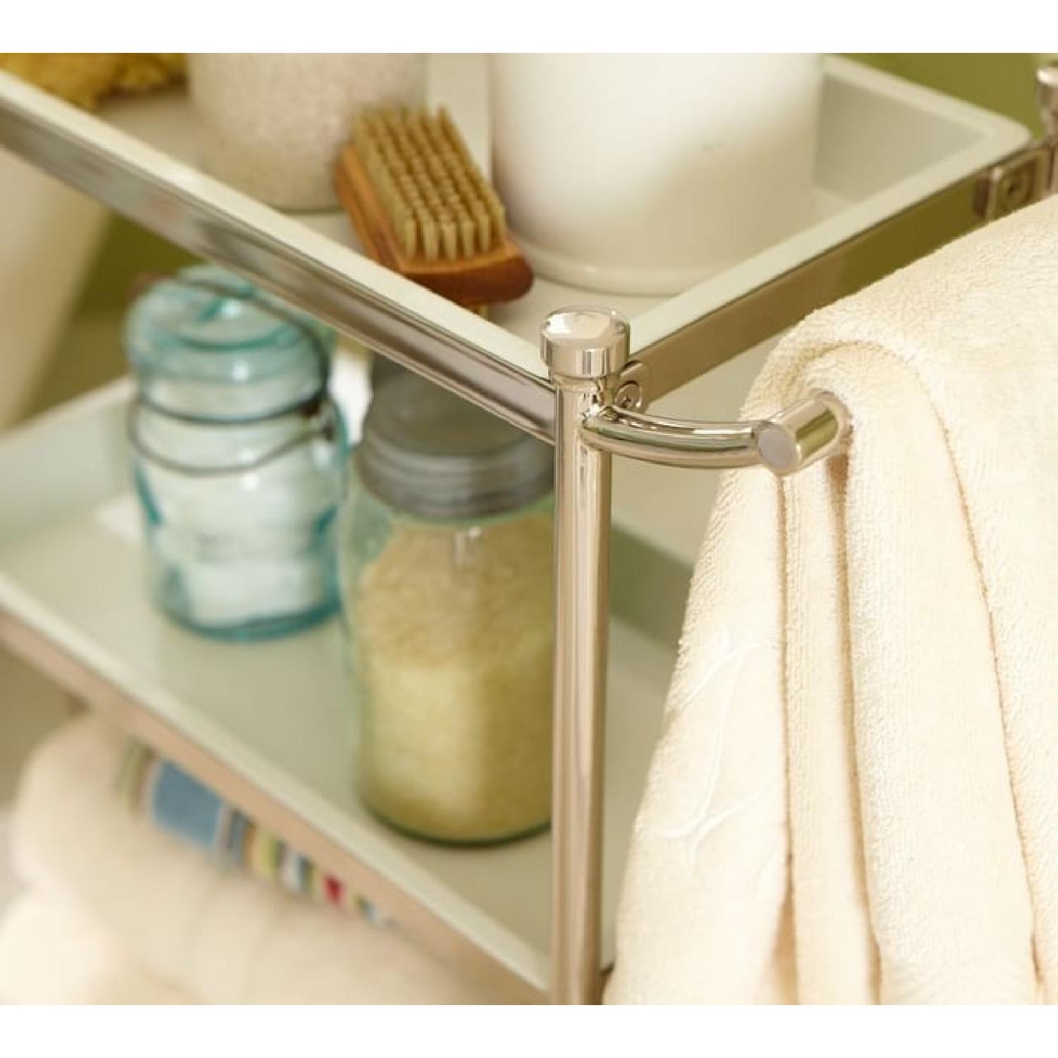 Pottery Barn Bathroom Storage / Shelving Unit - image-1