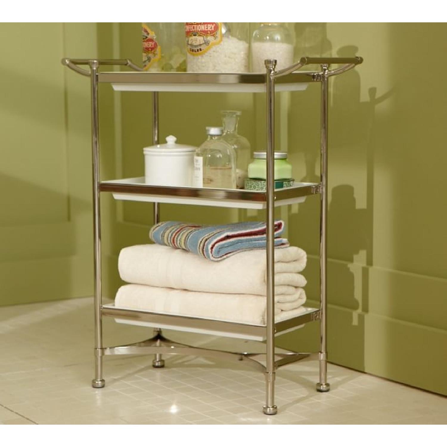 Pottery Barn Bathroom Storage / Shelving Unit - image-2