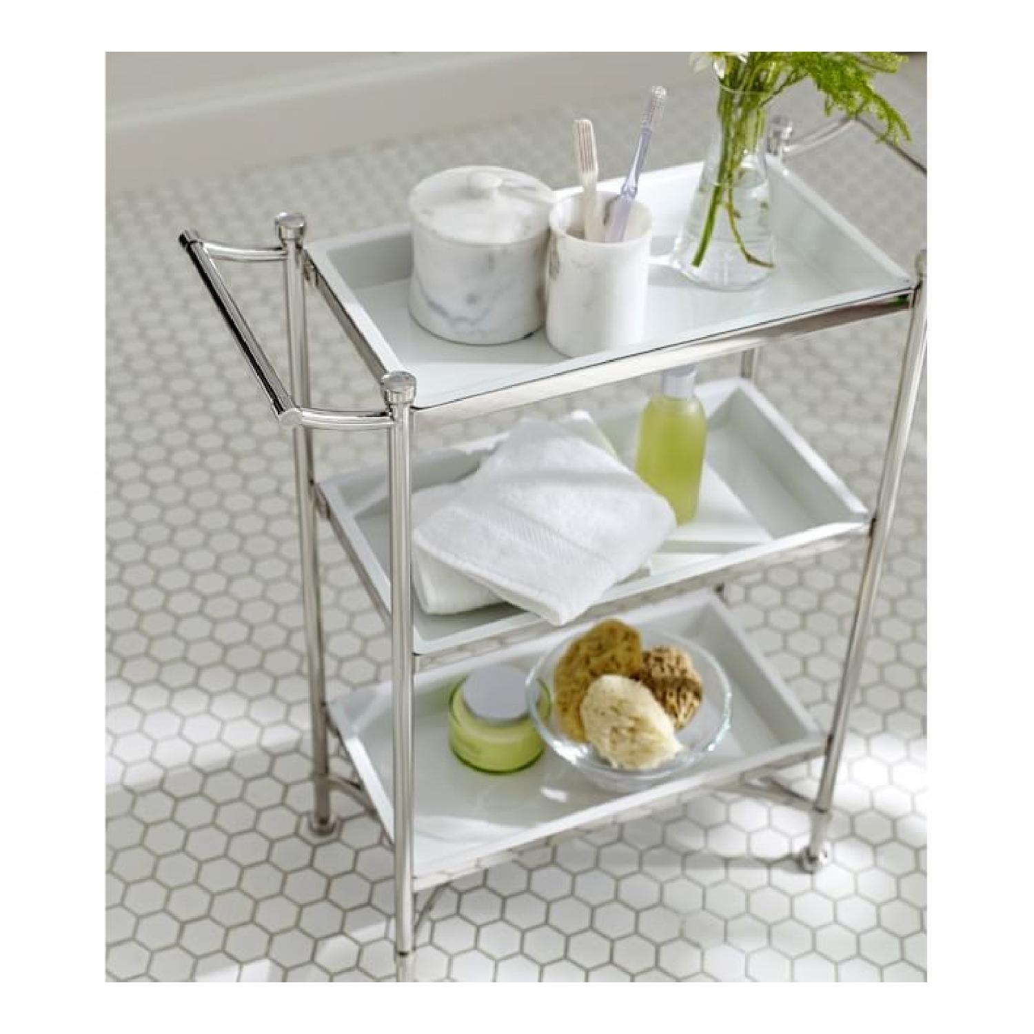 Pottery Barn Bathroom Storage / Shelving Unit - image-5