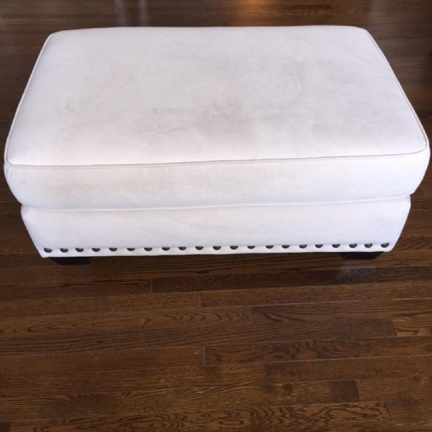 Z Gallerie Oversized Chair with Ottoman - image-4