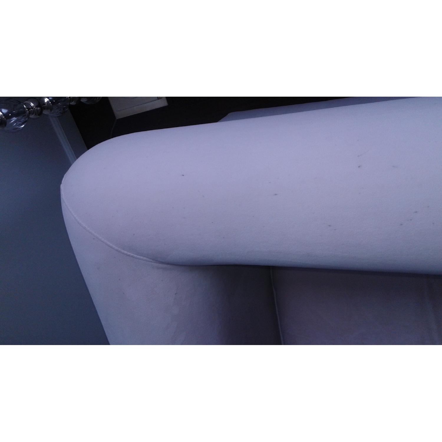 Z Gallerie Oversized Chair with Ottoman - image-8