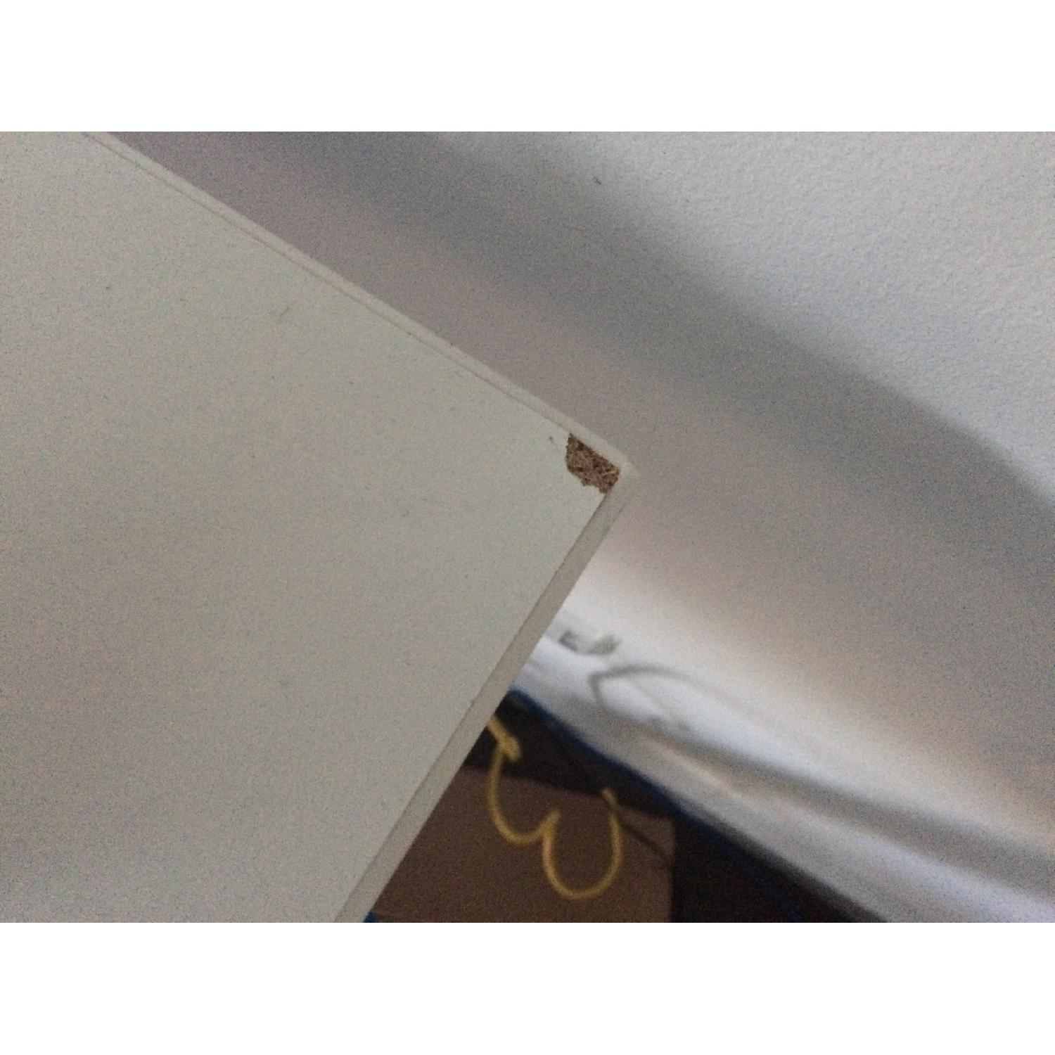 White Desk w/ Silver Legs - image-4