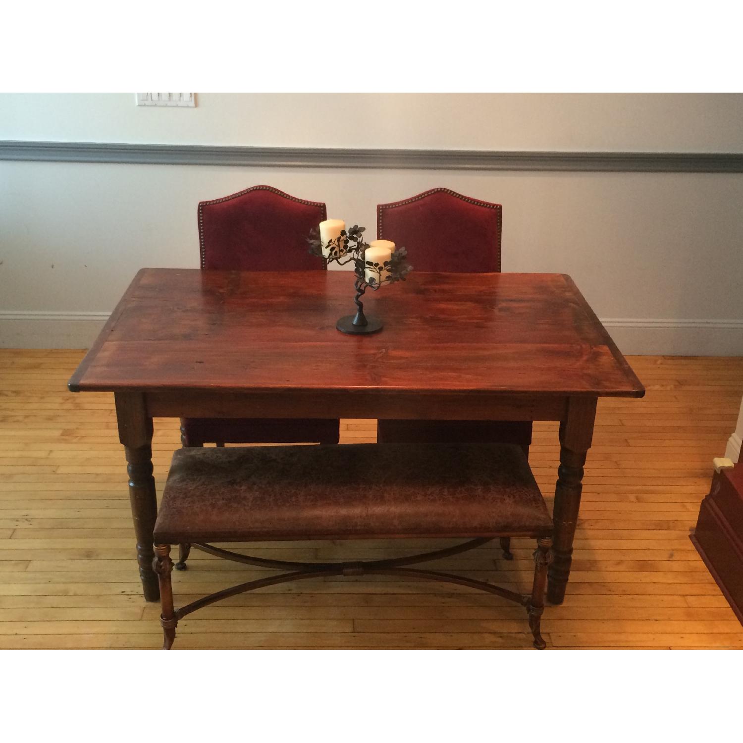Amish Wood Dining Room Table - image-1