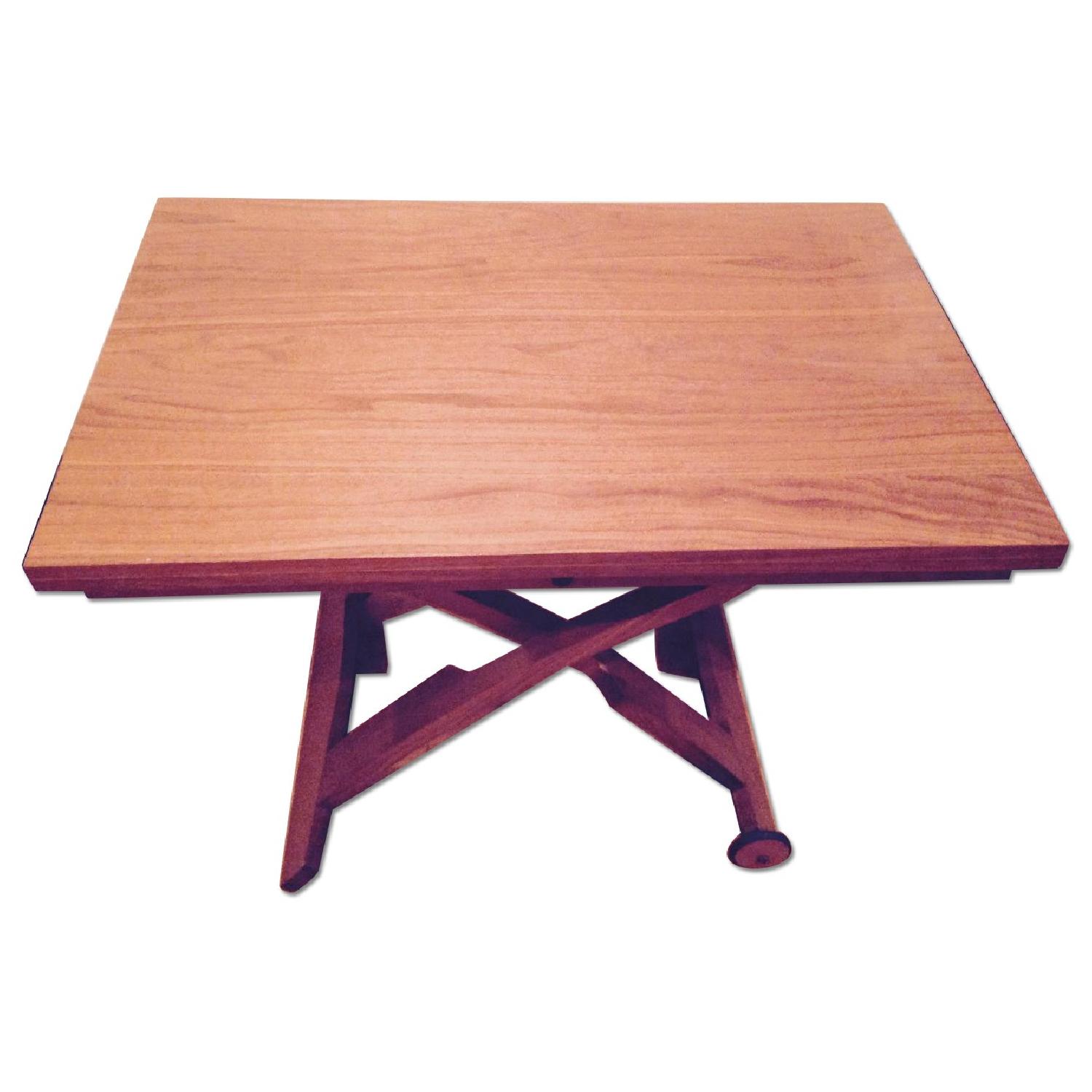 Calligaris Mascotte Multifunctional Wooden Coffee Table - AptDeco
