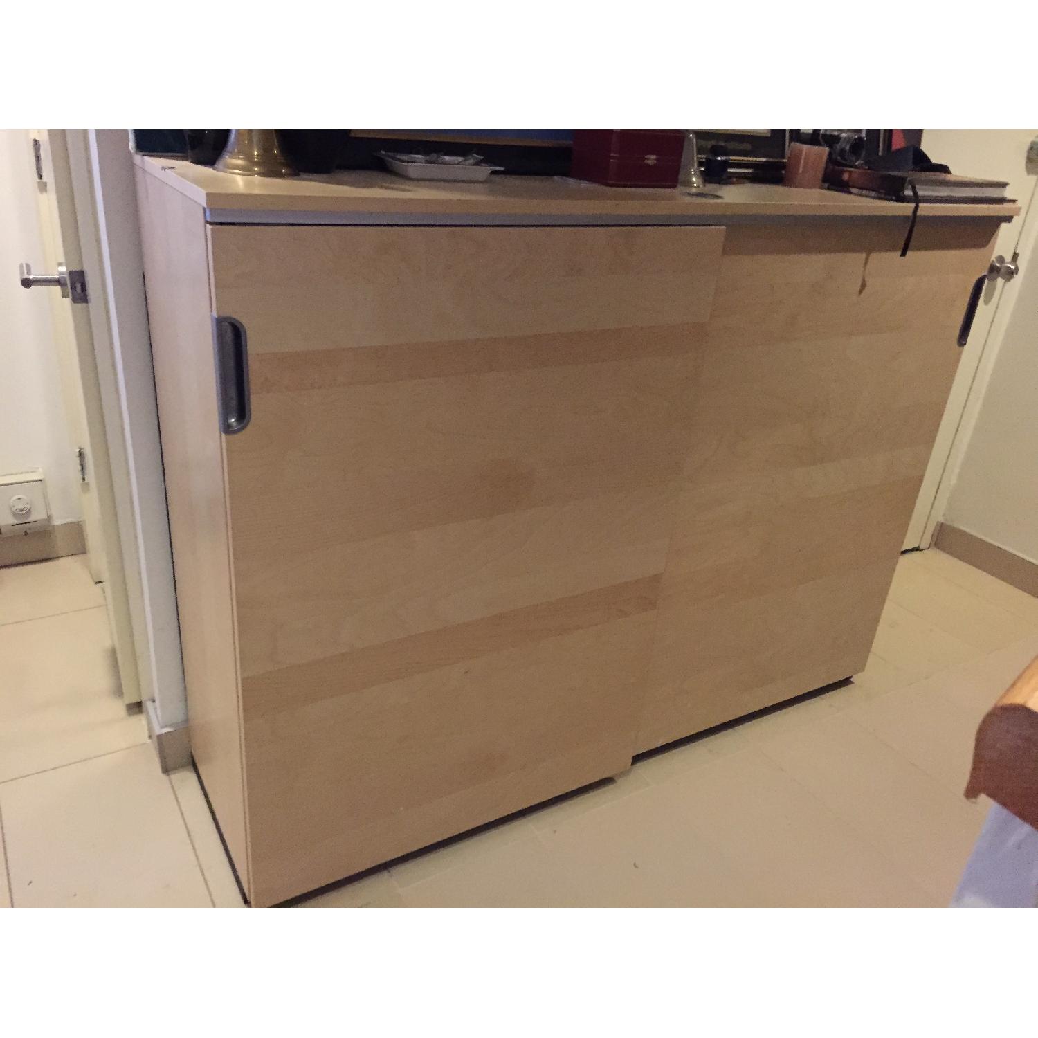 Ikea Galant Cabinet w/ Sliding Doors - image-1